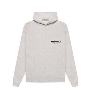 NWT Fear of God Essentials Hoodie Light Oatmeal Grey size Med